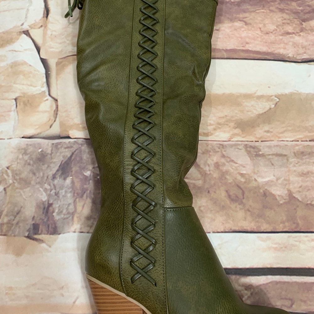 Journee Collection Women's Wide Calf Spritz-P Boot